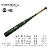 防身钢武器装 军绿风加厚合金棒球棒 棒车载防卫棒球 高档球杆棍