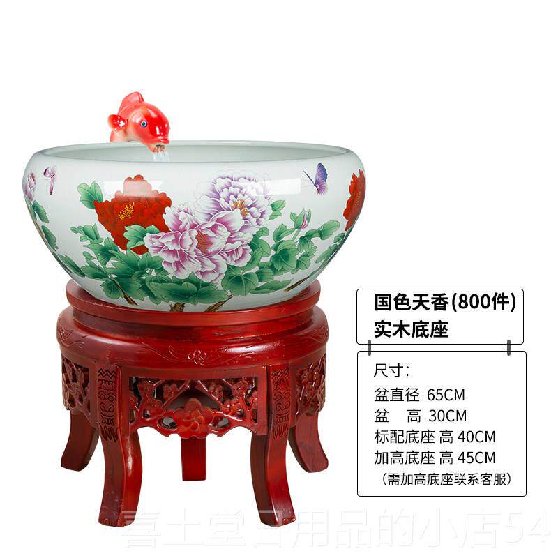 高档鱼缸客鱼乌龟缸装饰水族箱家用锦厅餐鲤生态过滤器造景套迷你