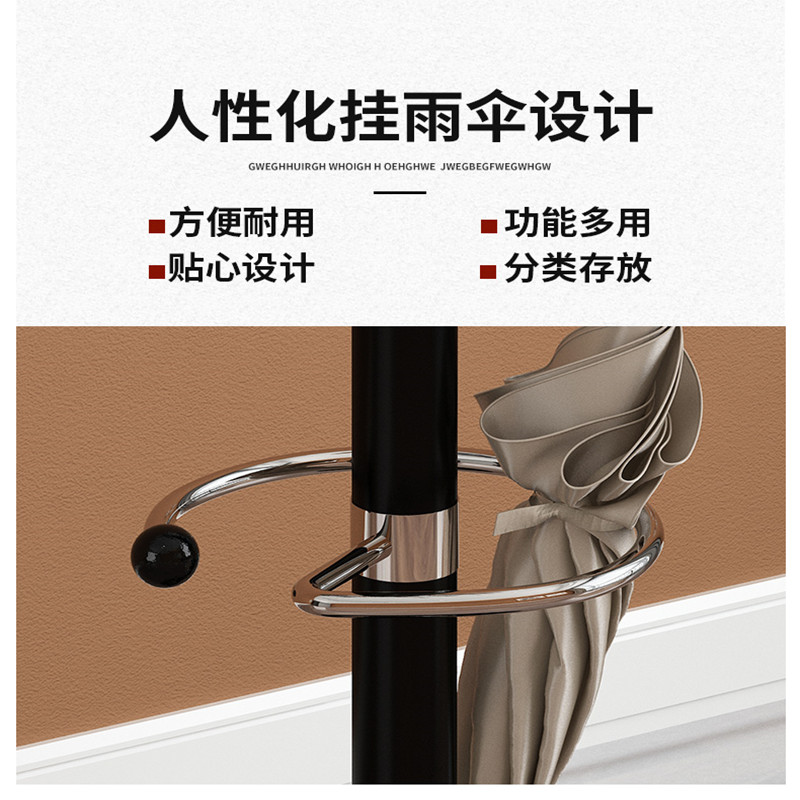 简约现代大理石卧室落地衣帽架家用单杆式小户型晾衣架客厅挂包架