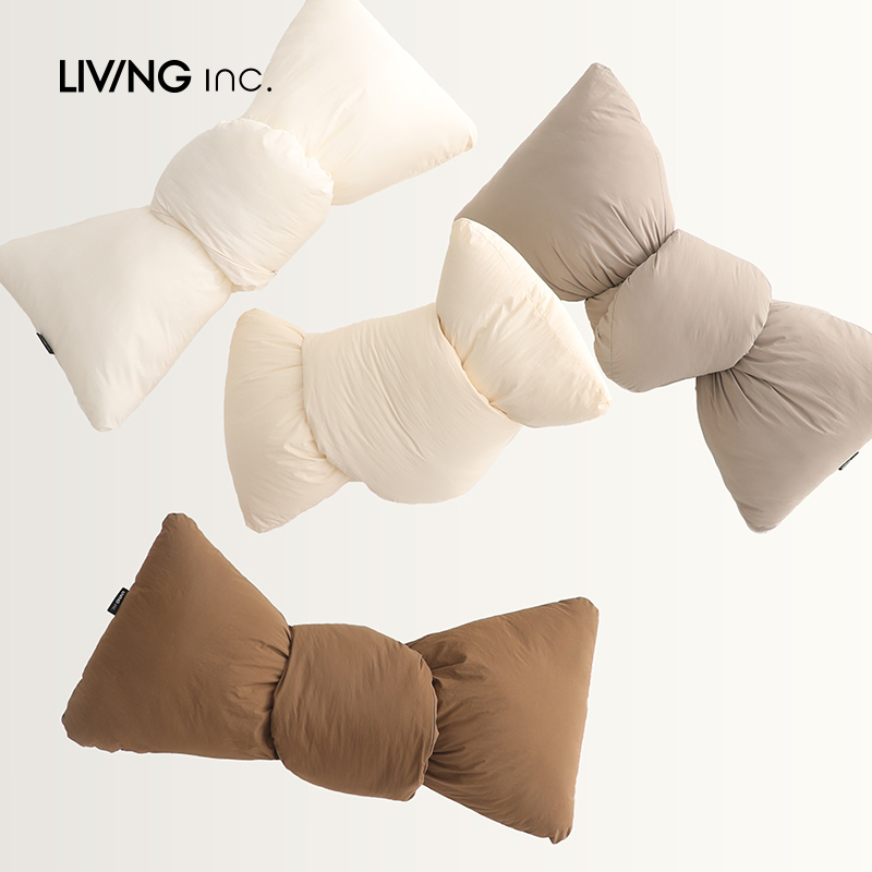 LIVING inc.打个结 异形抱枕海带结儿童卧室床头靠垫客厅沙发靠枕
