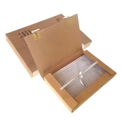 案卷题名档案盒无酸纸纸文件资料科技文书会计凭证档案盒文件资料