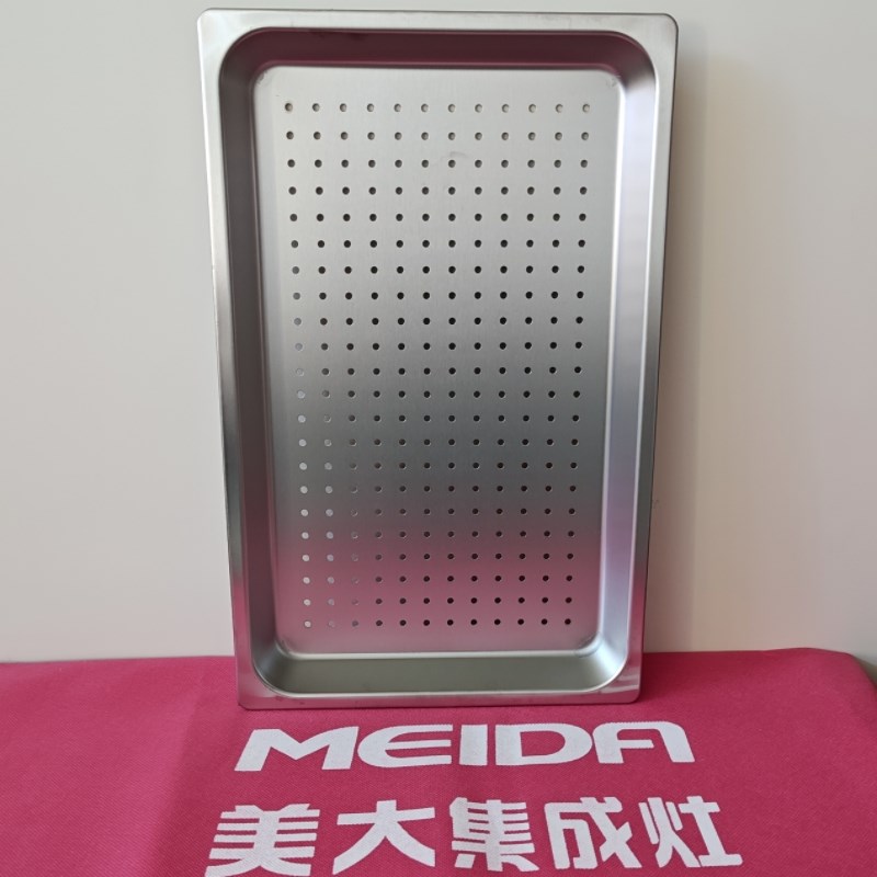美大集成灶专用蒸盘尺寸39.5*25cm独立蒸盘304不锈钢食品级材质08