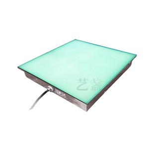 方形重力感应地埋灯带开关信号地板灯防水LED脚R踩互动512地砖灯