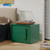 简约现代烤漆卧室免安装 床头柜 置物收纳边柜奶油风Z 意式 LIM界限