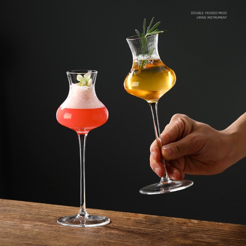 水晶玻璃闻香杯 品鉴会试酒杯 洋酒杯子威士忌杯纯饮鸡尾酒高脚杯