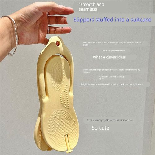 旅行好物丨可折叠一次性拖鞋可洗澡女酒店出差便携游泳浴室防滑