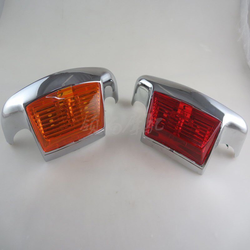 适用于哈雷路王大滑翔 继承者前后挡泥板前沙盖装饰盖带灯 高质量