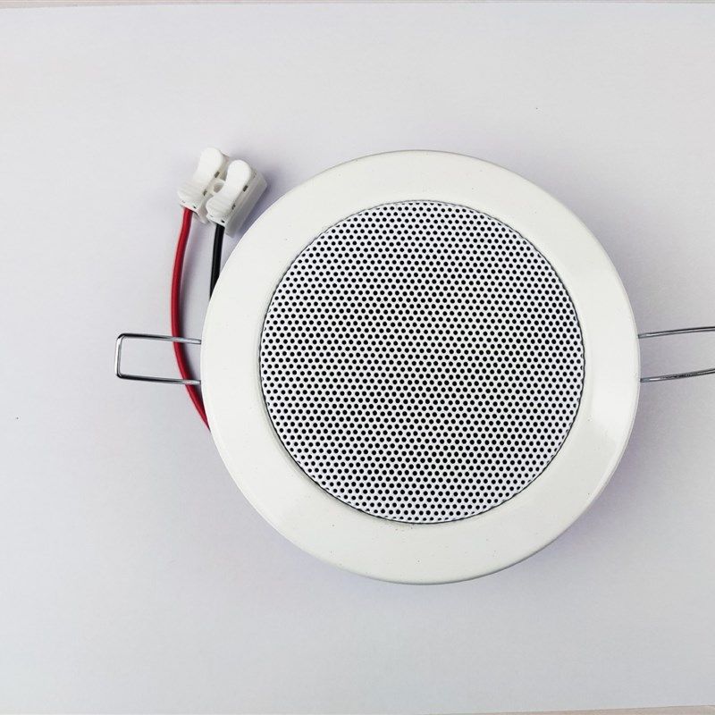 3寸定阻定压吸顶喇叭三寸筒灯式迷你天花板吊顶背景音乐小音响