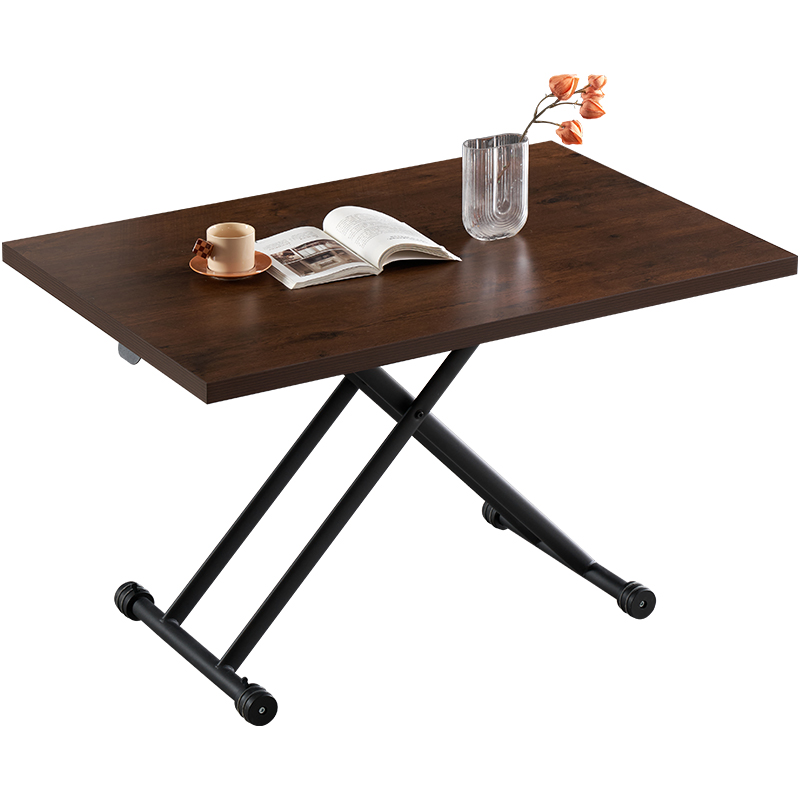 小户型折叠餐桌多功能可升降两用简约家用可移动简易长方形书饭桌