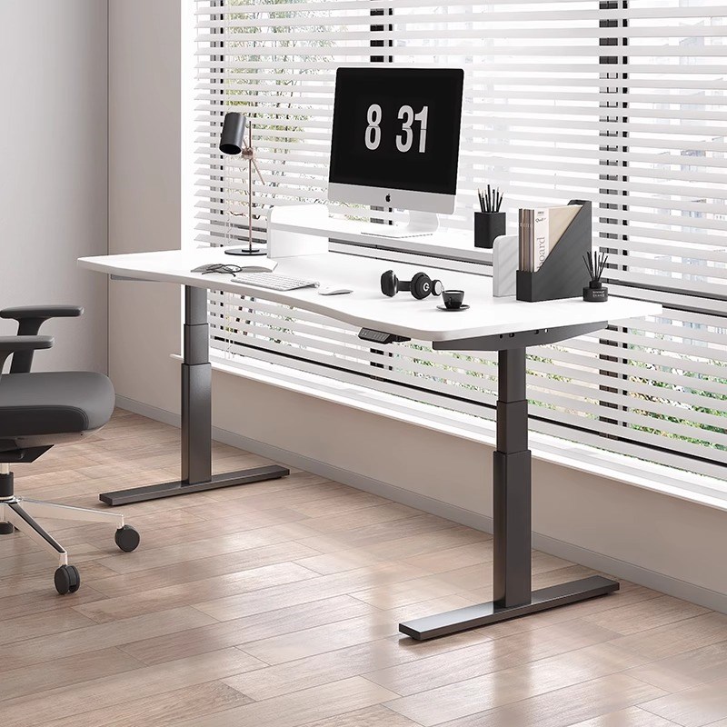 捷奥电动升降桌办公桌书桌站立办公台式书房移动电脑智能升降书桌
