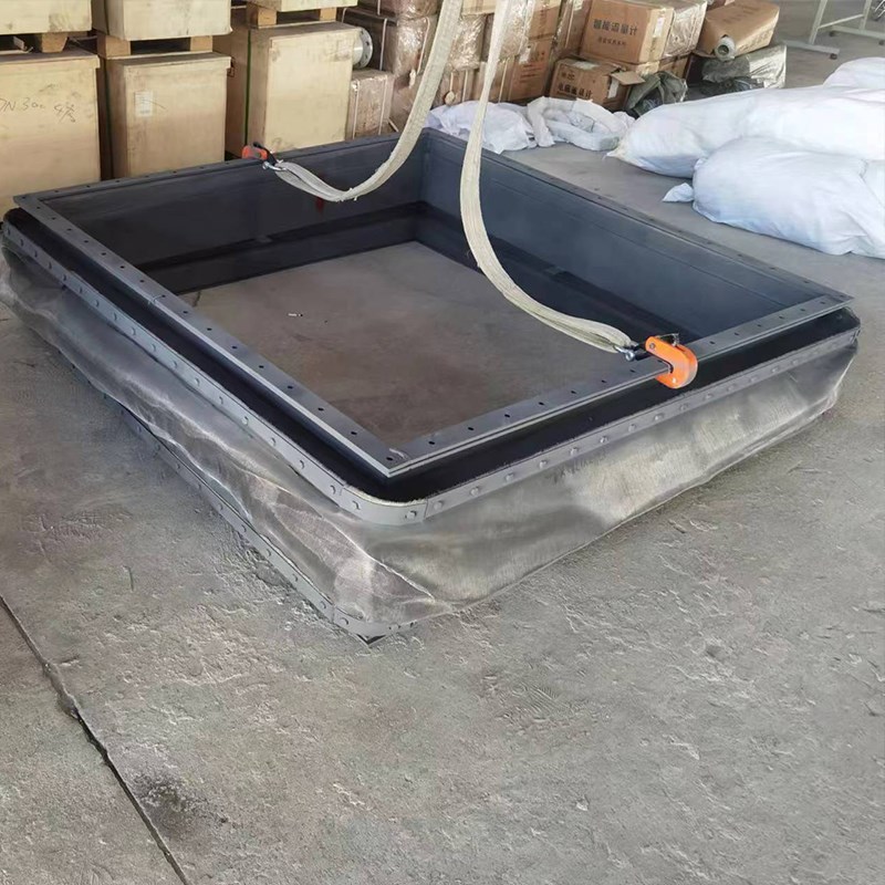 非金属圆形矩形蒙皮补偿器膨胀节耐腐蚀圆形烟风道软连接耐高温