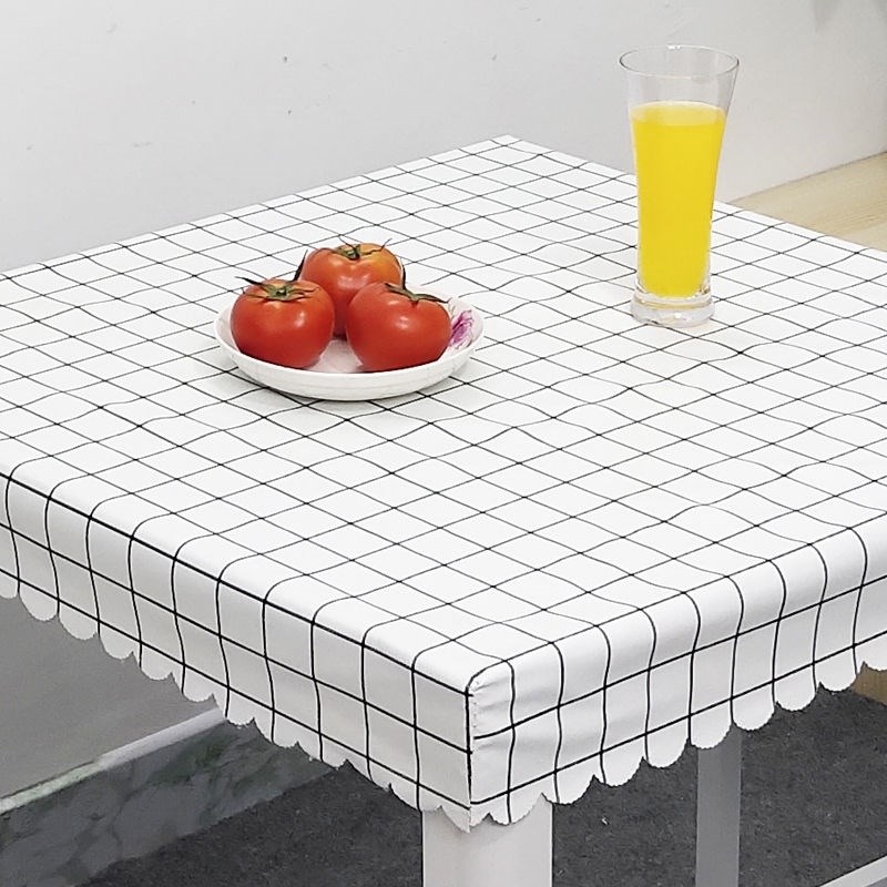 方桌桌布防水防油小清新皮罩烤火桌面防烫耐脏取暖器桌罩桌布
