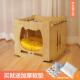 用 双窝层别墅上下铺猫屋四一季 正品 猫猫通抓板体木质宠物窝封闭式