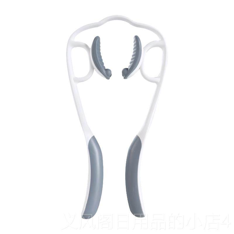 正品形颈椎按摩器手动腰背子部多功能揉家蝶用按摩仪捏神器脖疏通