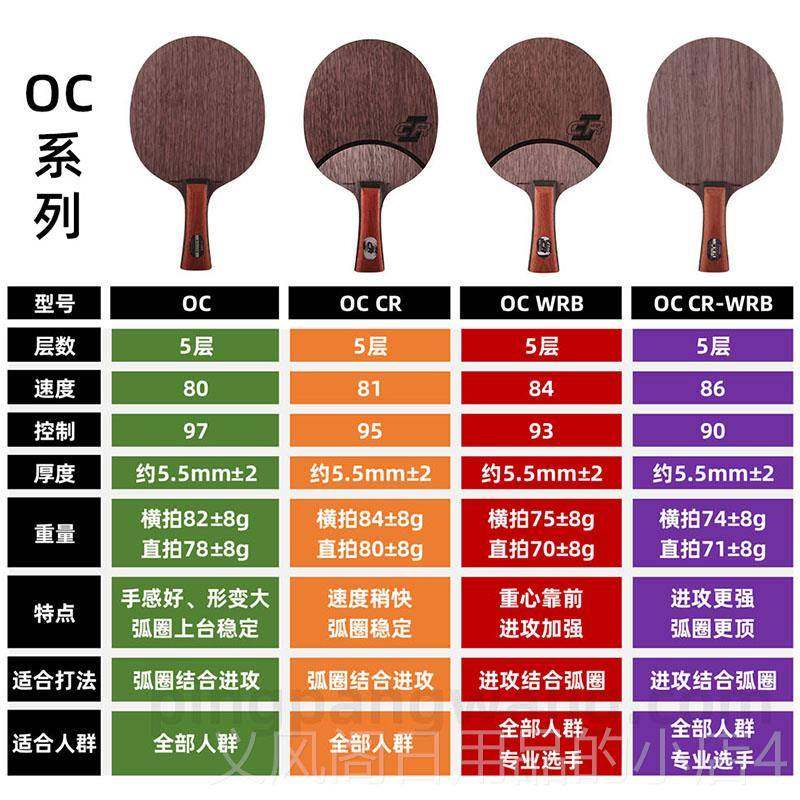 正品TIGA斯帝R卡OCC斯蒂卡COS CR WRB乒乓球拍底板正品行货