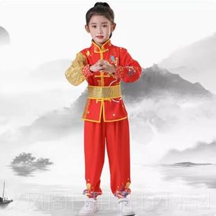 正品练儿童武术衣练表功服幼儿功夫训服中国风演出服男女童太极演