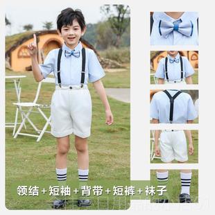 高档把小来点亮舞蹈服演出服六一童节白色蓬蓬裙未合唱儿女幼儿园