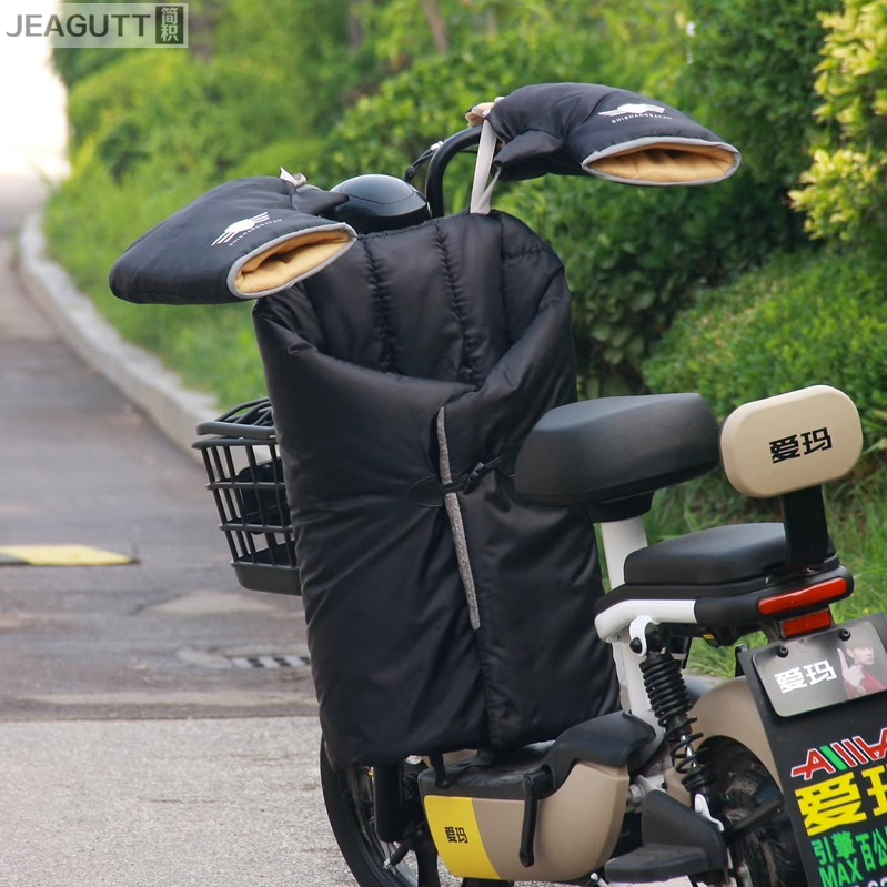 电动车挡风被冬款分体冬季加绒加厚摩托电车挡风防水2023年新款