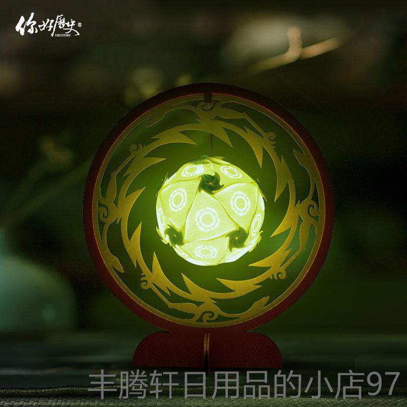 正品你好历史纸雕创意太神阳鸟灯 卧室小节夜灯女生日送礼中式夜