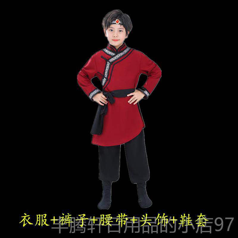 正品蒙古族舞蹈表演服白马童鸿雁顶碗舞装筷儿子舞少数民族舞台演图片