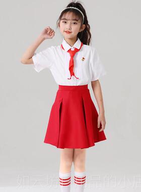 正品六一儿中小学生大朗合唱演出服童幼儿园爱国红领巾诗赛歌诵比