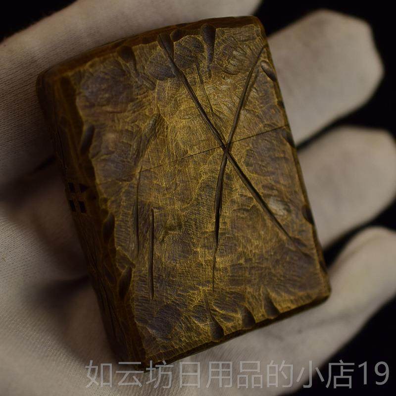 正品zorr性o罗新品黄铜盔甲刀痕佐旧男士个打火做机覆古煤油刀刻