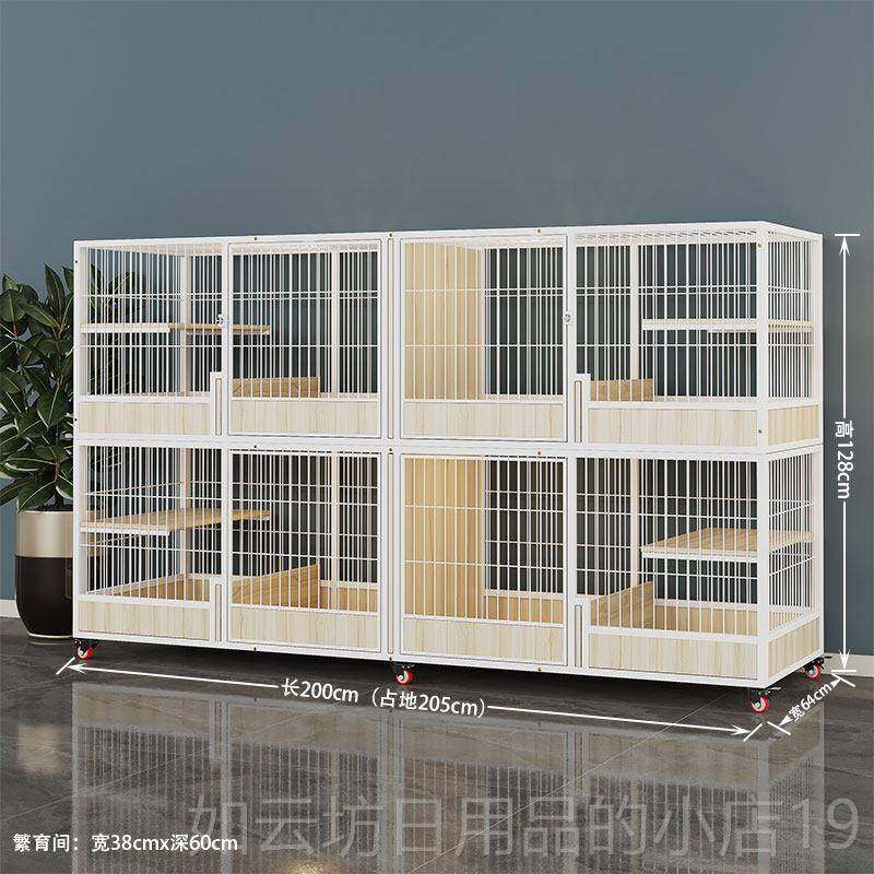 正品猫别墅繁育笼实木咪猫猫房子猫柜子猫笼子豪华双层三层产房窝