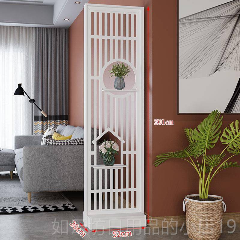 正品办室屏风隔断客厅进门玄关柜简约遮现代挡公雕花网红遮挡墙小