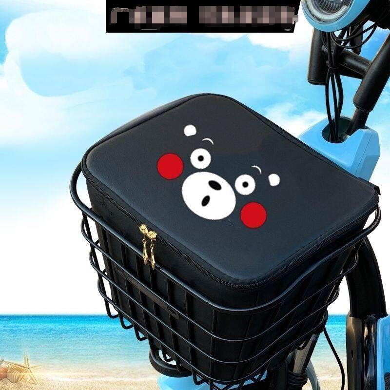 日本进口电动车车筐内胆防水挂物包车篮自行车筐置物神器车篓箱兜