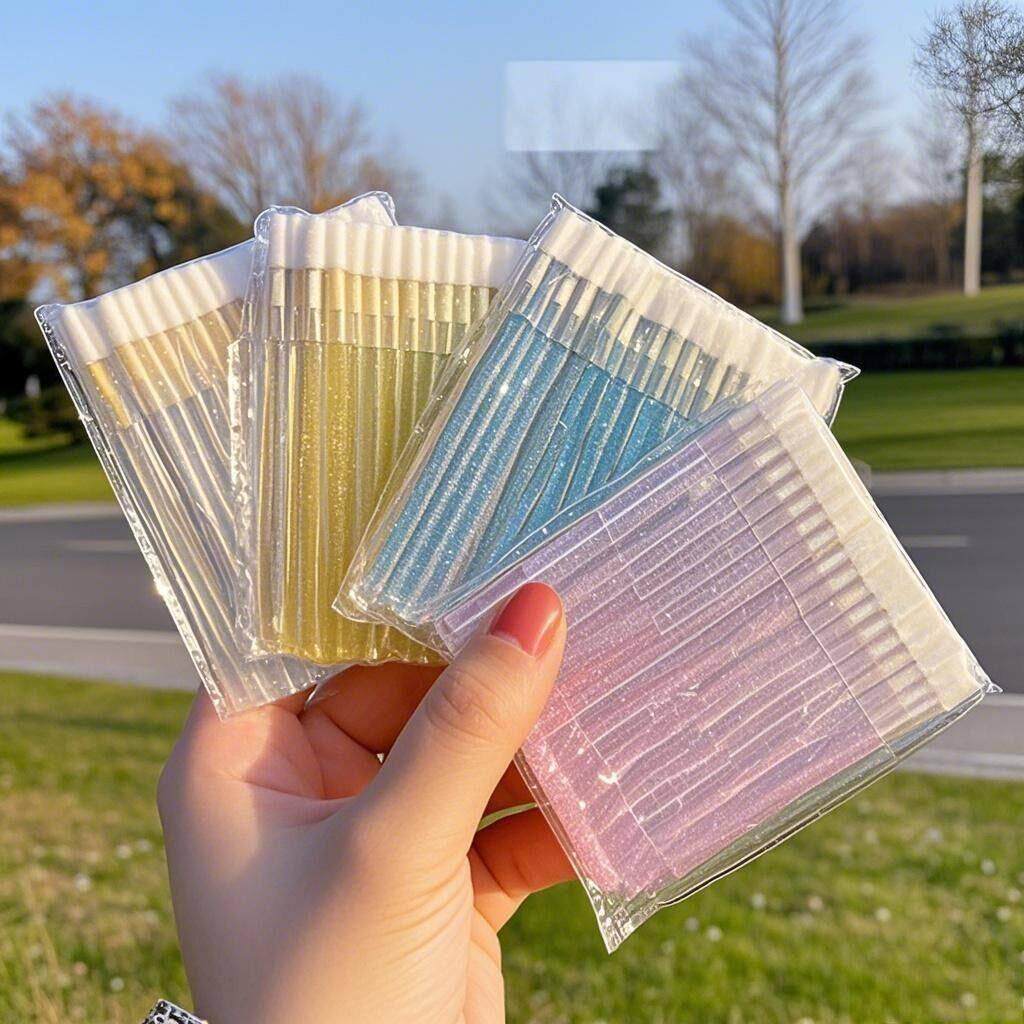 一次性唇刷棒软毛便携晕染口红刷多功能唇釉彩遮瑕刷专用刷子工具