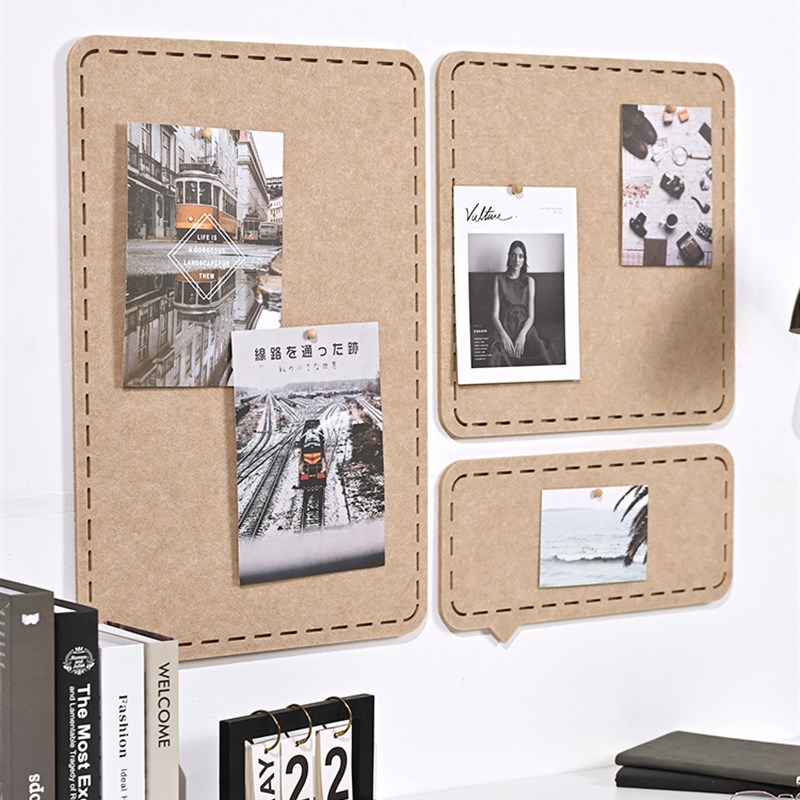 杏 不伤墙毛毡墙贴照片墙背景板公告栏毛毡板幼儿园留言板挂墙软