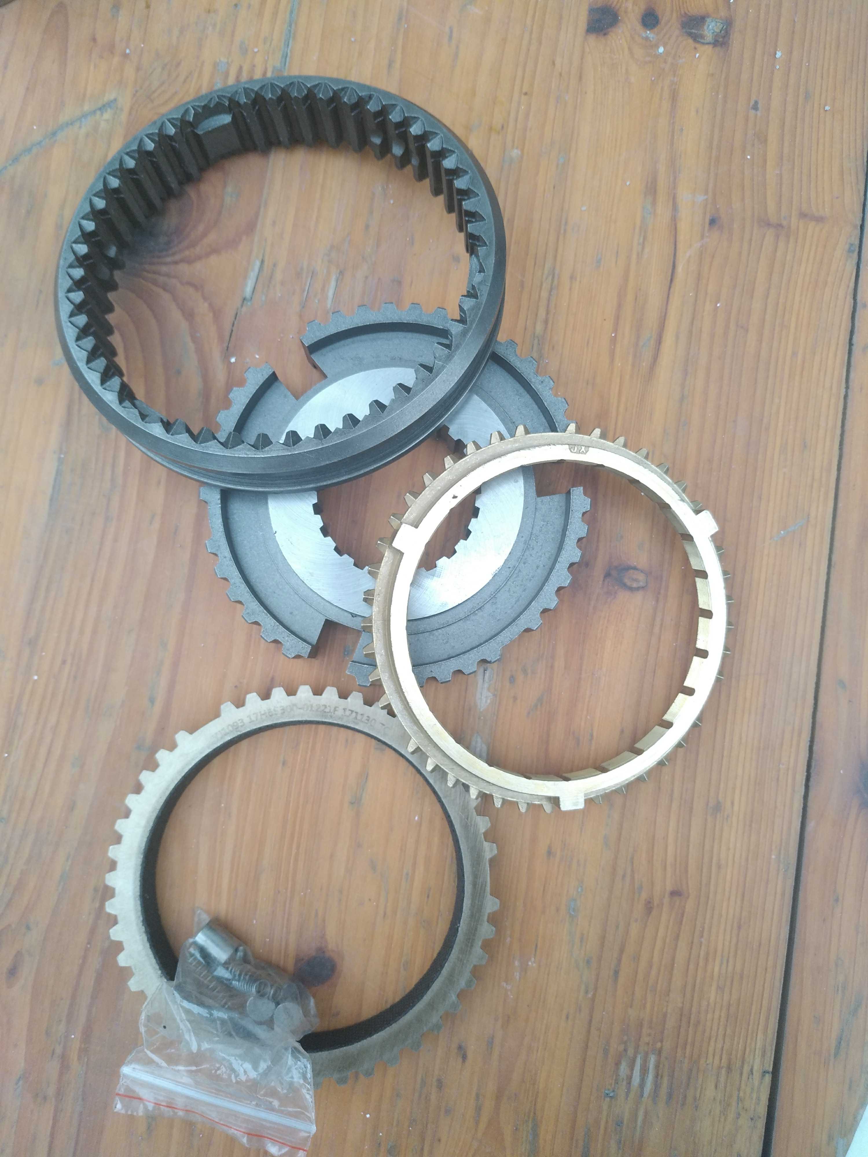 跃进17H6s350变速箱     三档同步器总成 老款N600174917