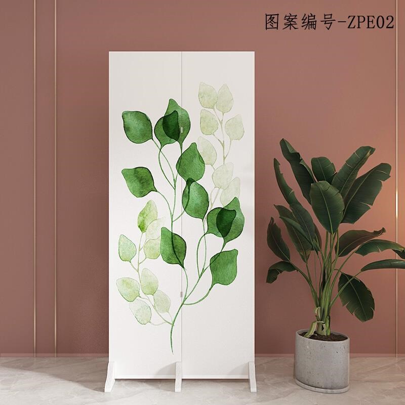 屏风隔断客厅卧室卫生间进门口遮挡帘办公室移动易折叠背景墙