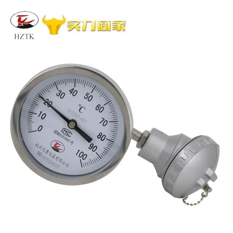 全不锈钢带热电偶(阻)双金属温度计温度仪表