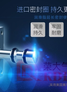 新款白色RDPC荣大原装R210-08手拉二位五通孔二分螺纹手动