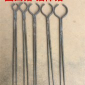 铝棒钳圆口钳手工锻打火钳夹圆口加粗加长耐高温取件各种铁钳定制