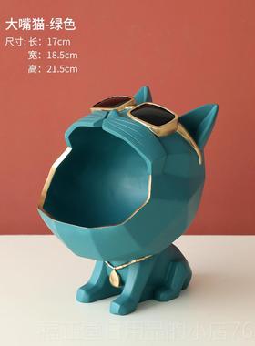 高档法斗轻奢贺礼玄关鞋柜进门口放件钥纳摆乔迁匙搬家新收家结婚