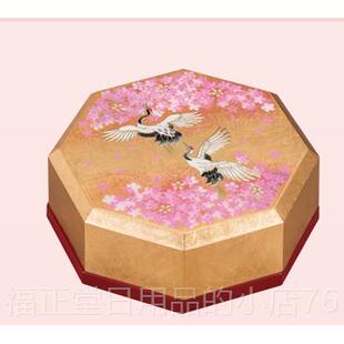 高档日本进口山中器珠宝首饰盒小型精致漆轻奢高档高盒端收纳新礼