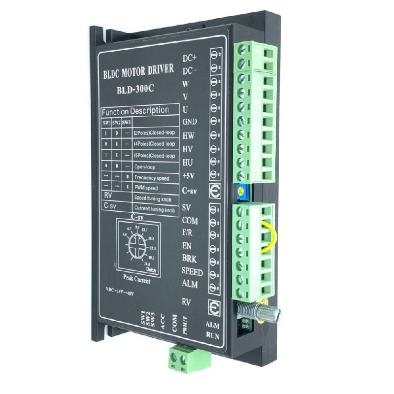 BLD-300C直流无刷电机驱动器 2V 3V 8V300W内带霍尔控制调速器