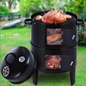 多功能焖烤烟熏炭烧烤炉烤红薯地瓜桶熏腊肉烤鱼香肠豆腐干烟熏炉