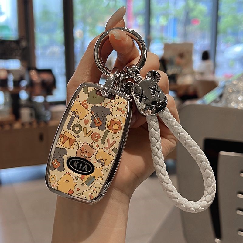 起亚k3钥匙智跑卡通k5/k2/k/kx3/kx5/kxcross福瑞迪狮铂拓界车