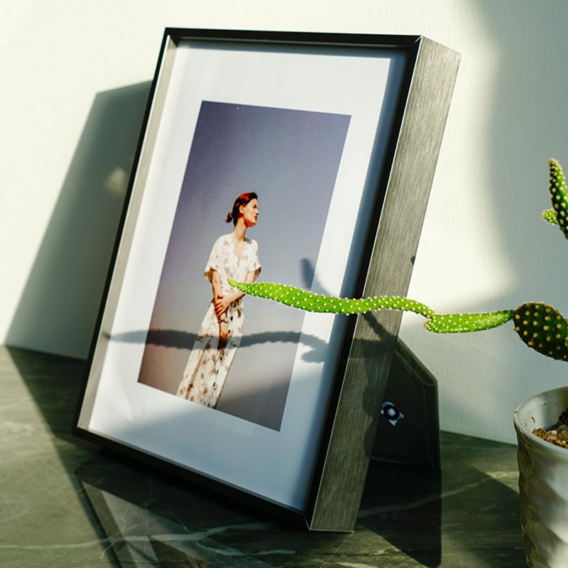 洗照片做成相框摆台定制7寸8寸10寸16寸20寸A3创意摆件A4简约画框