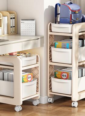 5YA1优勤书包物架可移动小YAW推车地多层桌下书本收落纳桌边置书