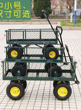 四拖车拉货小推车平车网车虎无品牌/车板搬老运车载重家用运货车