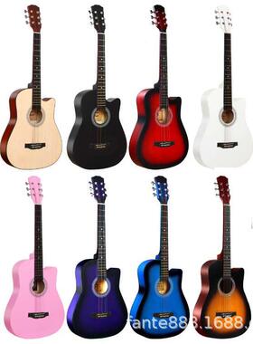 3a8寸普Guitr初者练SZL习琴及琴学生吉他现货jita必学选