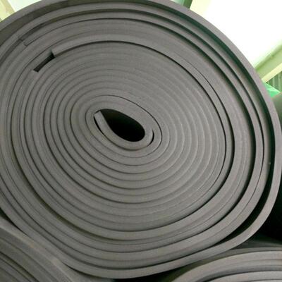 燃黑167色背胶橡高塑保温板阻燃密度防潮隔热1级阻像素海绵板保b