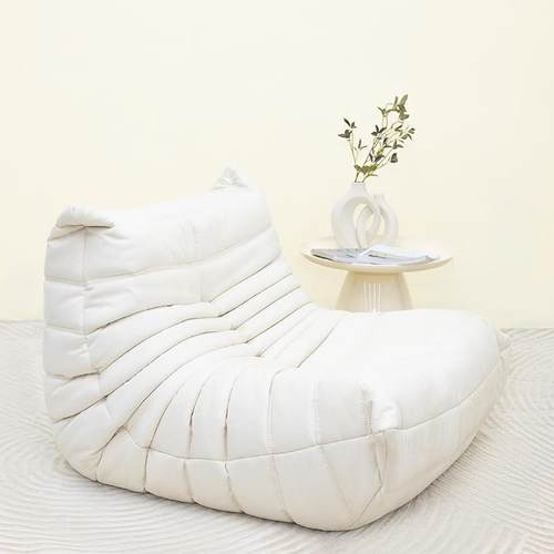 约懒人沙发togo毛毛虫沙发轻奢简网红意椅子麂皮无品牌/创绒意空