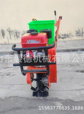 双行MRY柴油施肥播种机推手汽式油玉米点菜播地追肥机