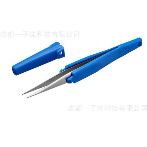 HOZAN 宝山ESD握持镊子PP-130-ESD触感柔软，不易滑动