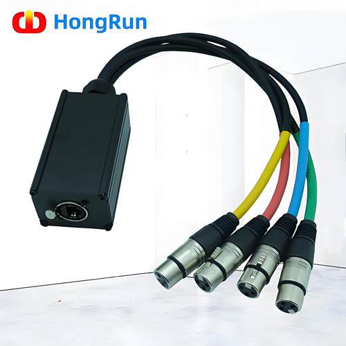 4路XLR网络延长器300米DMX